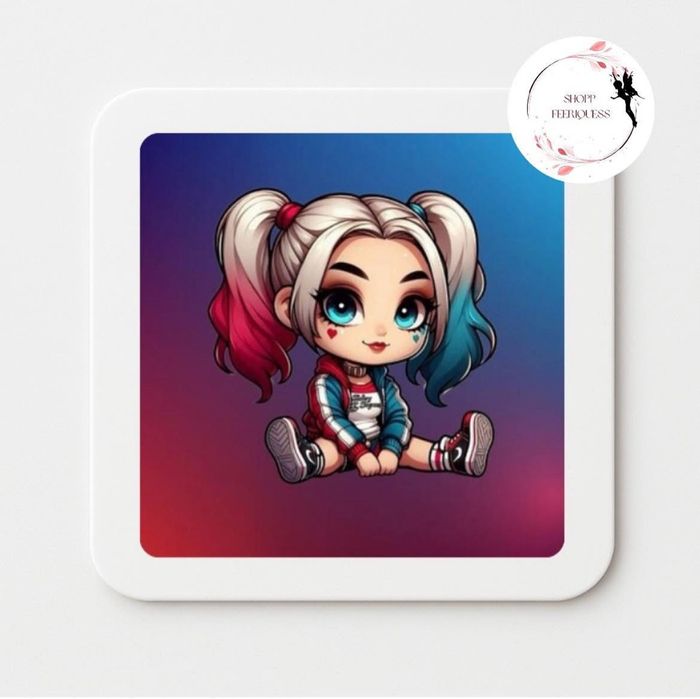 Harley Quinn Chibi - Dessous de verre