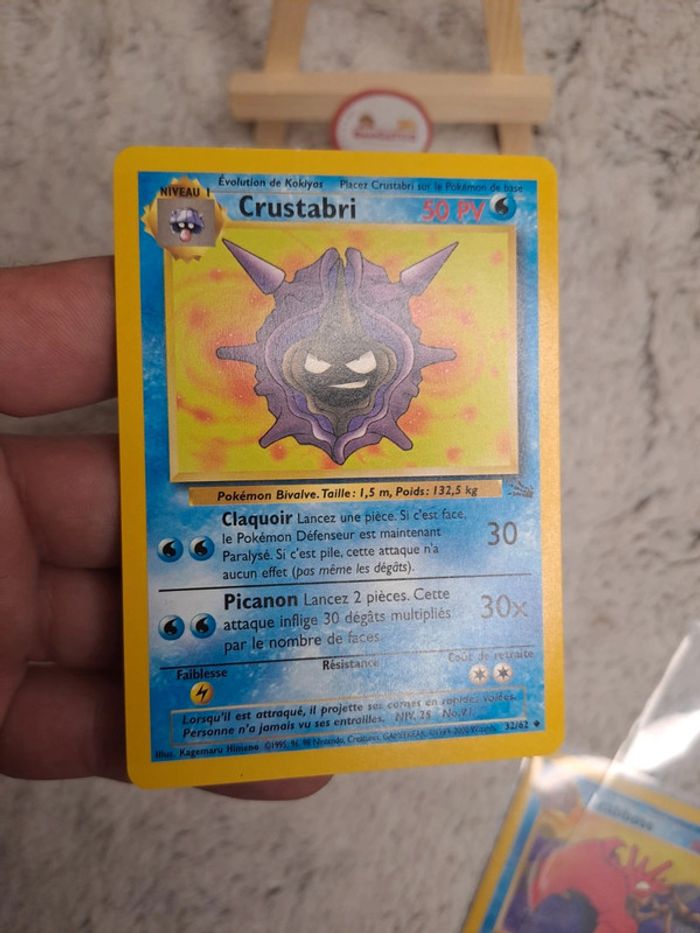 Carte Pokémon Crustabri 32/62 set de base Fossile ed2 Wizards Fr - photo numéro 3