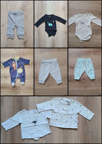 Lot vêtements Garçon 1 mois hiver