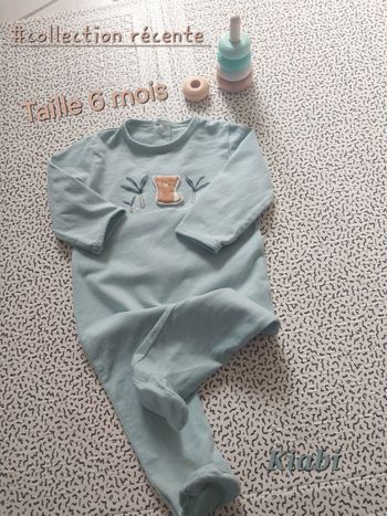 Pyjama dors-bien bébé Kiabi – Collection récente – Taille 6 mois