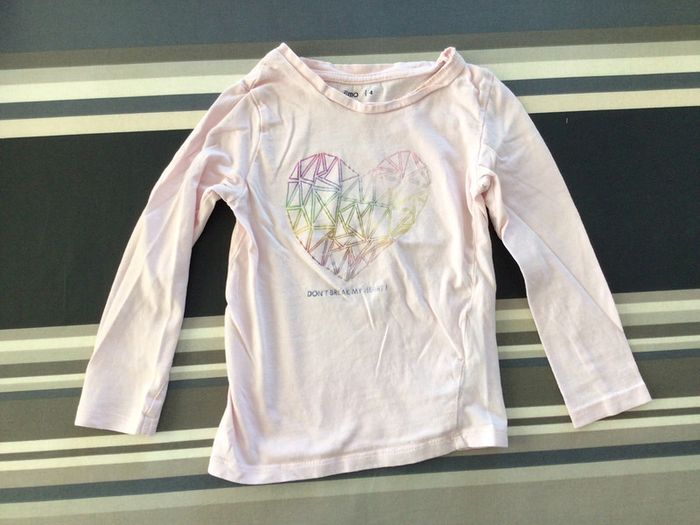 T-shirt long fille