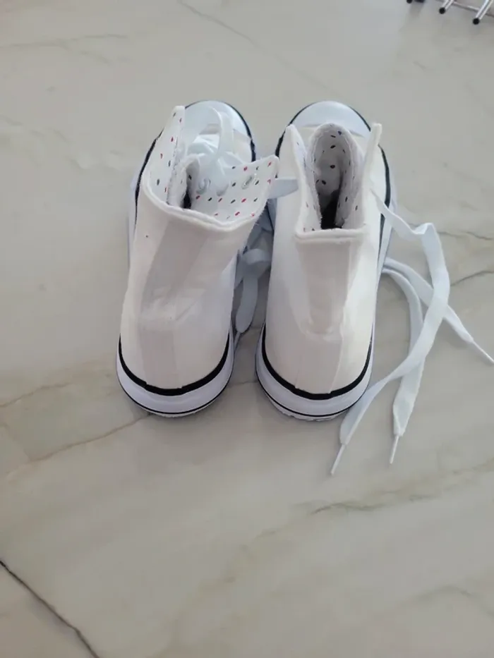 Basket fille style converse - photo numéro 5