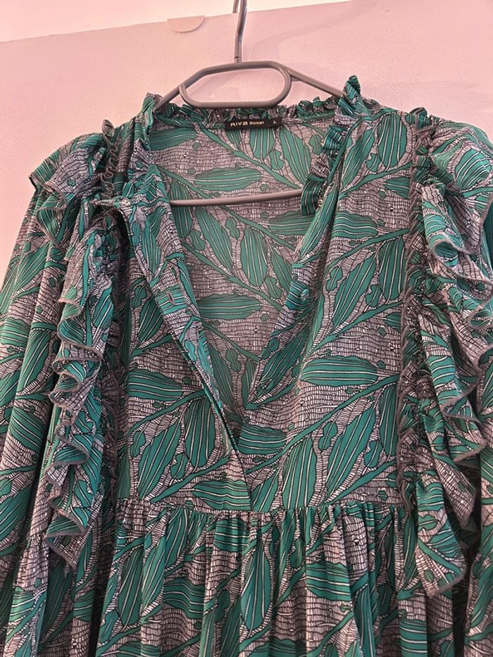 Robe ample taille L vert - photo numéro 3