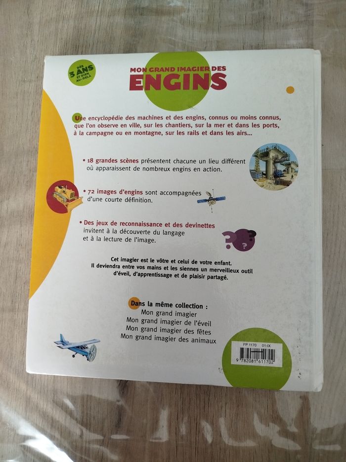 Livre mon grand imagier des engins - photo numéro 2