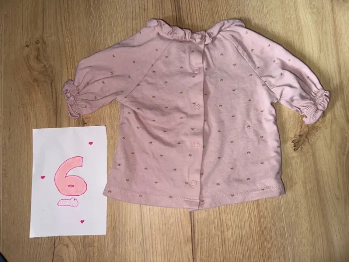 Tee shirt manches longues 6 mois - photo numéro 2