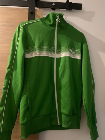 Veste survêtement verte Puma