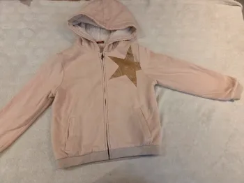 Veste gilet fourré rose
