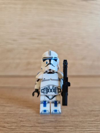 Figurine type lego Clone Tup de la 501ème star wars