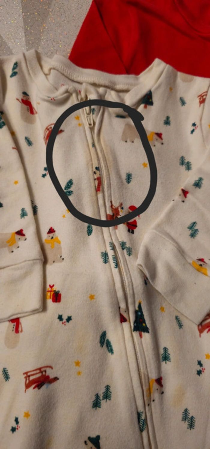 Lot pyjamas Noël 6/9 mois - photo numéro 6
