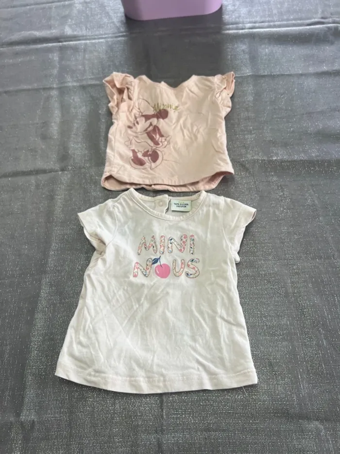 Lot 2 t-shirt 3 mois