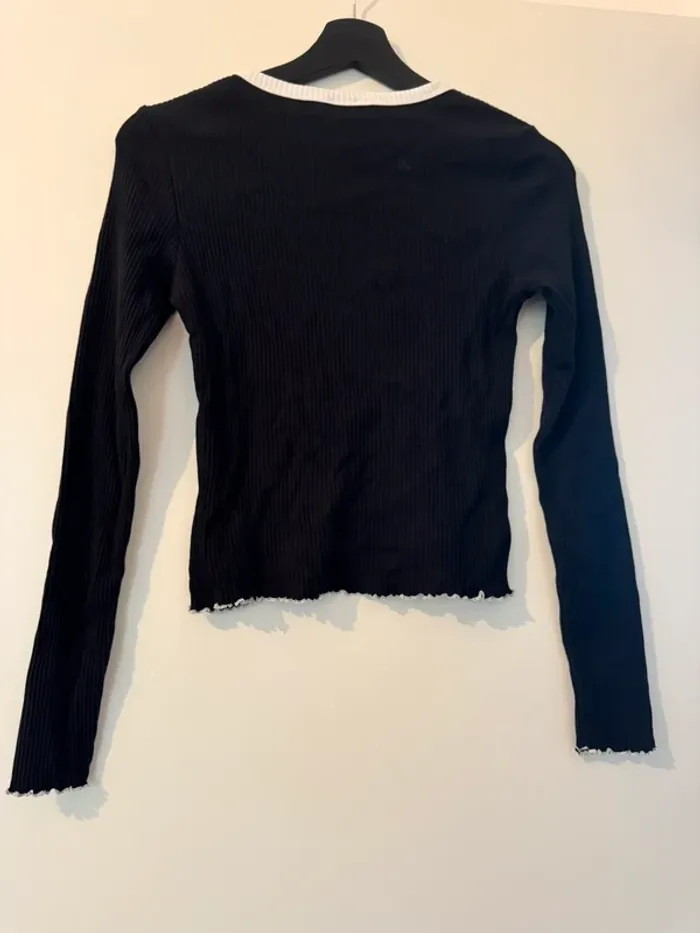Crop top manche longuet - photo numéro 2