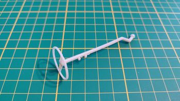 Volant pièce détachée miniature 1/18 Citroën traction 15cv 1952 Maisto #B36