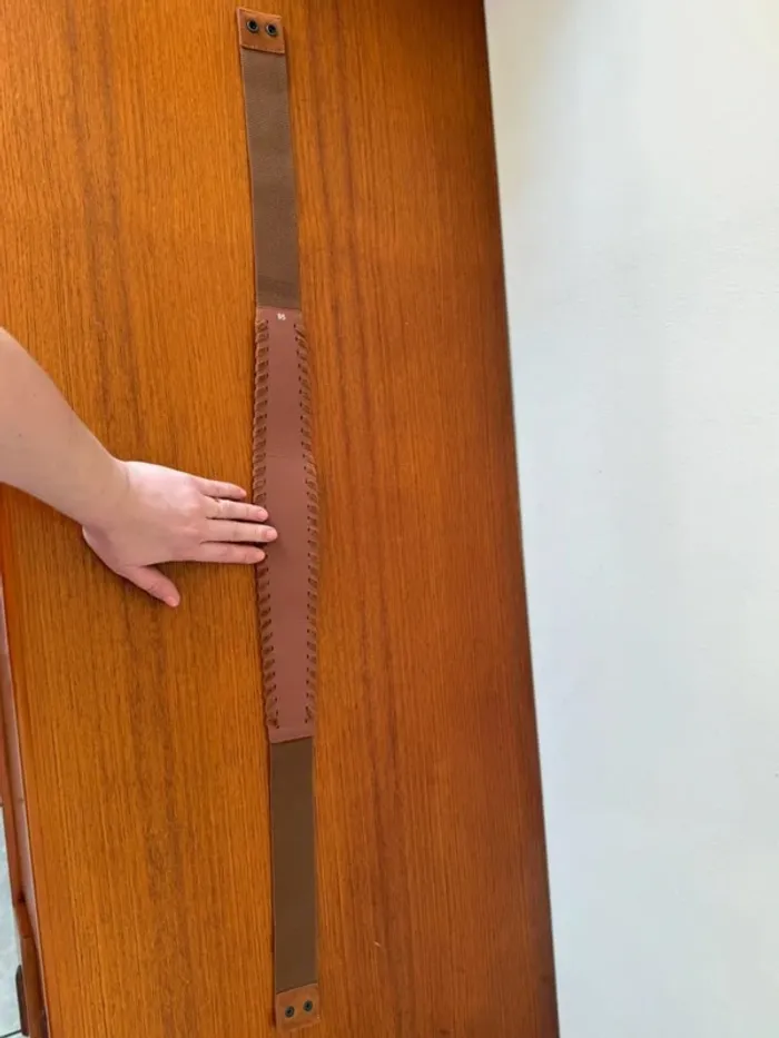 Ceinture camel en cuir - photo numéro 3