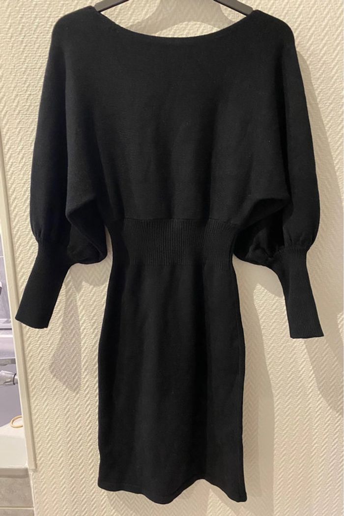 Robe hiver manches bouffantes noir SHEIN S Shein Beebs by Kiabi