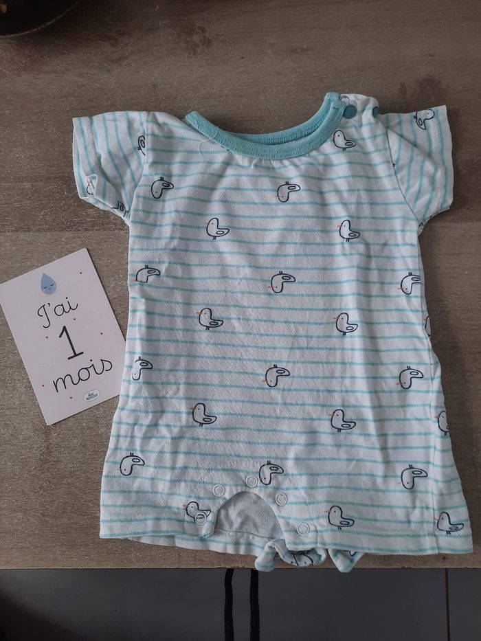 Barboteuse , grenouillère taille 1 mois - photo numéro 5