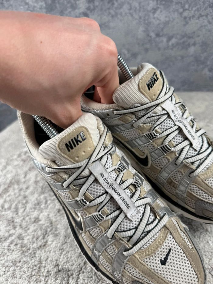 Nike P-6000 Running - Coconut Milk Silver - Silver & Beige & White - photo numéro 11