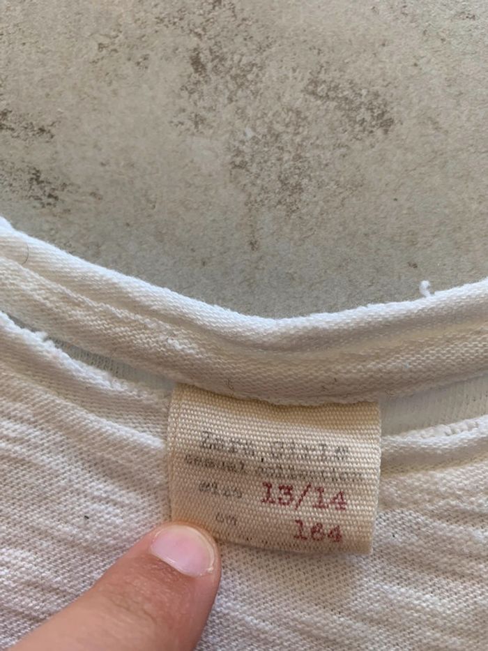 Tee shirt Zara manche longue 13/14 ans - photo numéro 2