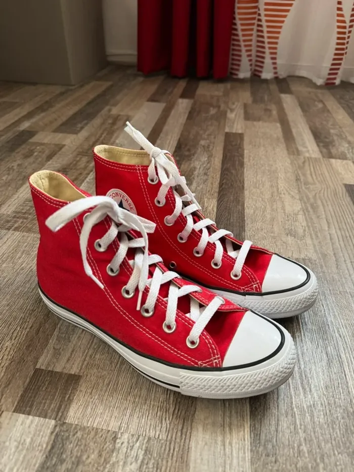 Converse Rouge Chuck Taylor All star - photo numéro 2