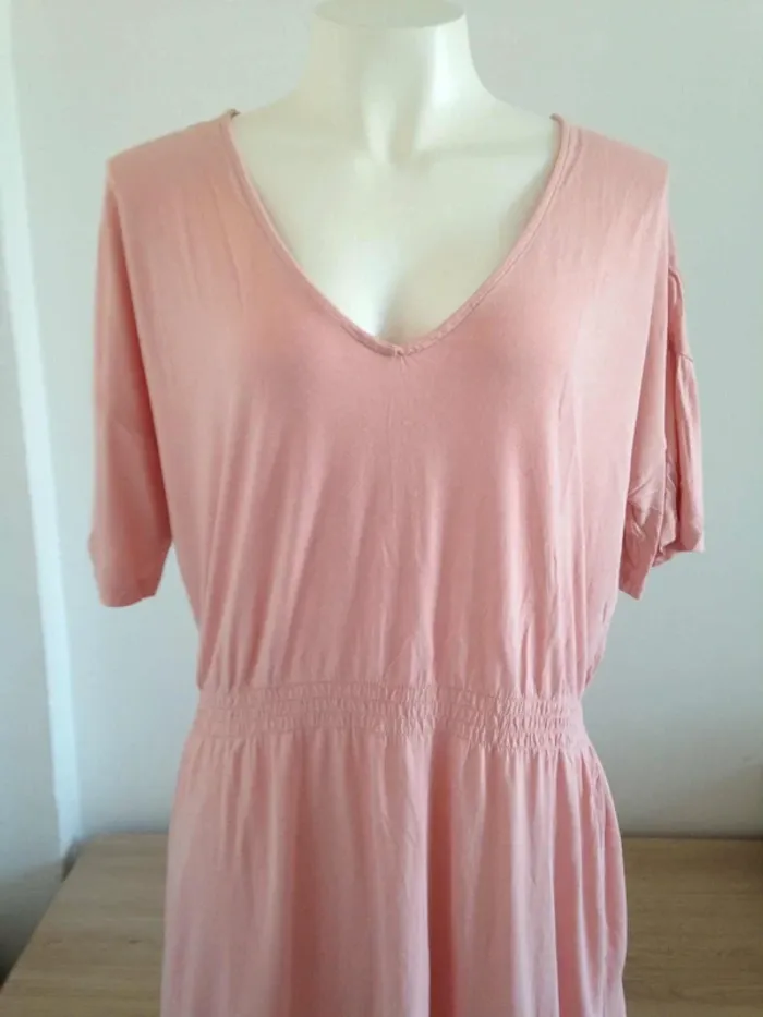 Robe fluide col V manches courtes 38 H&M - photo numéro 2