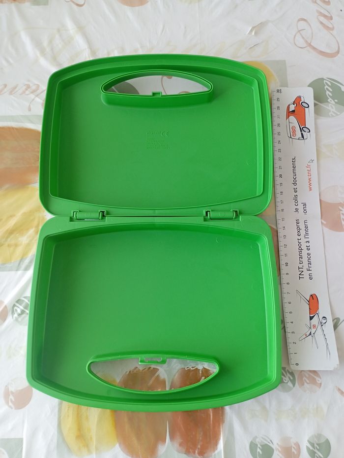 Malette de rangement et transport vert playmobil 20X25 cm 2€ - photo numéro 3