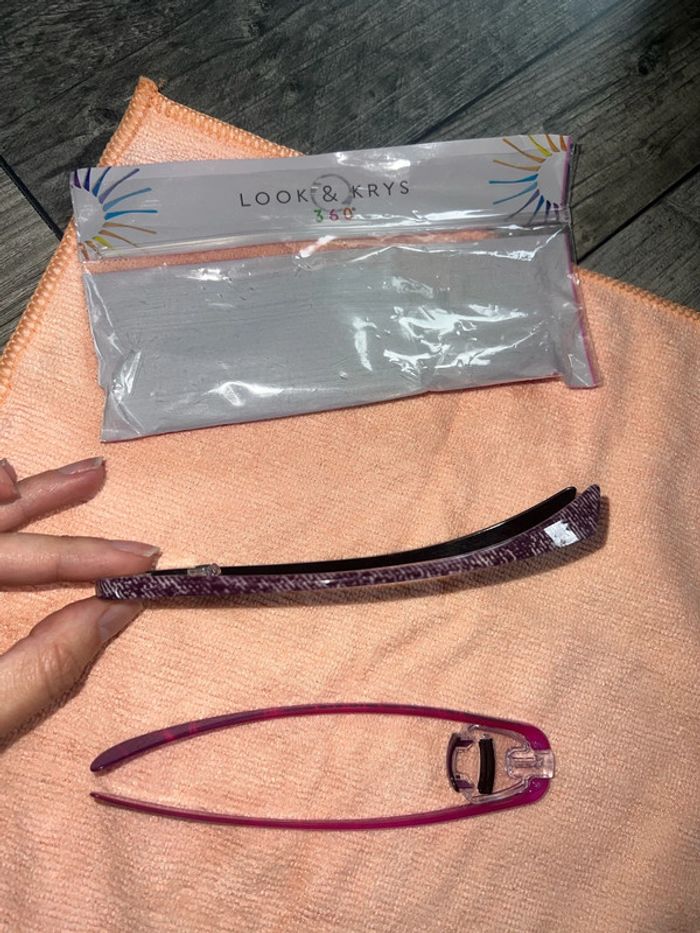 branche de lunette à clips - photo numéro 3