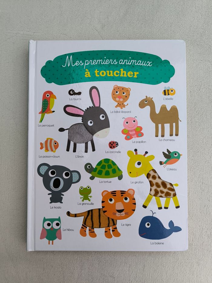Livre Mes premiers animaux à toucher Auzou - photo numéro 2