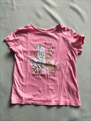🩷 T-shirt manches courtes rose léopard - 6 ans - In extenso - Excellent état 🩷