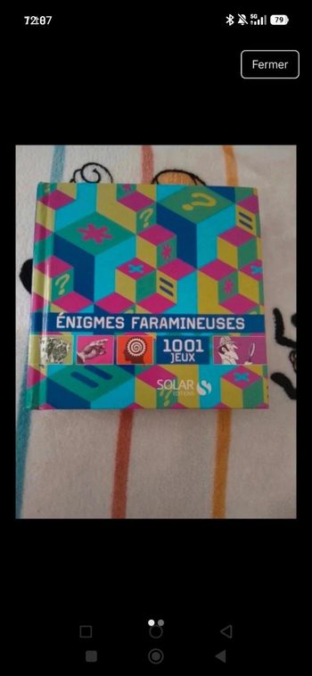 Livre a énigmes 
