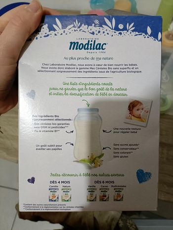 Cereales modilac bébé 