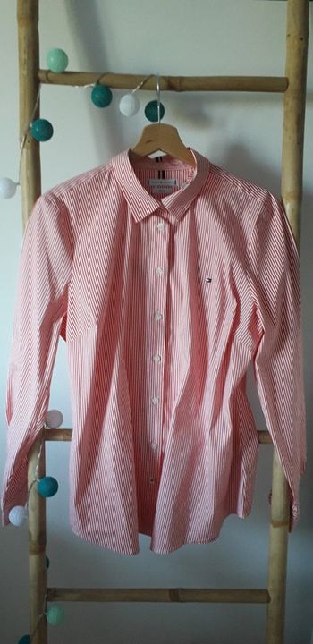 Chemise rayée rouge TH