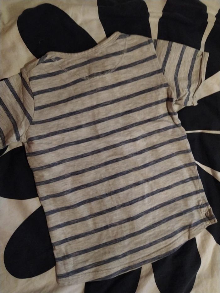 Tee-shirt rayé 18 mois - photo numéro 4