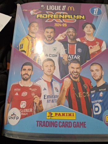 Lot de 100 cartes adrenalyn 24 25 ligue 1