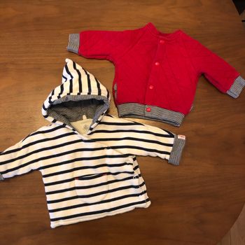Lot de 2 vestes Petit Bateau