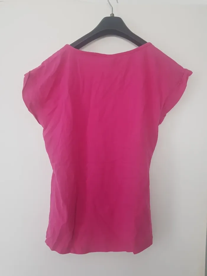 T-Shirt Rose Mignon Taille M - photo numéro 4