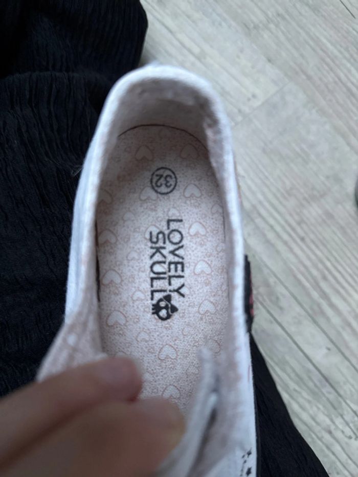 Chaussures en toile Lovely skull 32 TBE - photo numéro 7