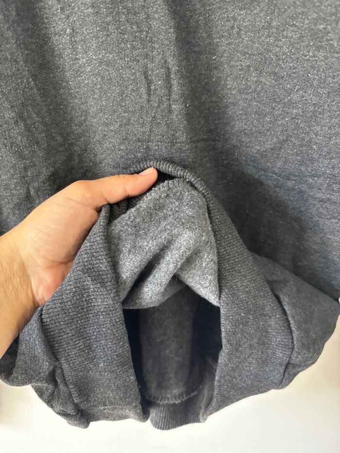 👕 sweat à capuche homme - gris - original- sportwaer neuf sans étiquette - taille m - photo numéro 9