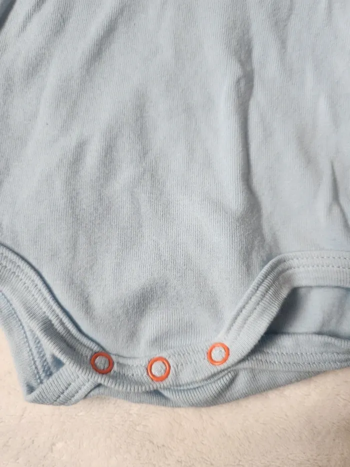 Joli body bébé 9 mois Petit Bateau manches longues automne hiver bleu - photo numéro 4