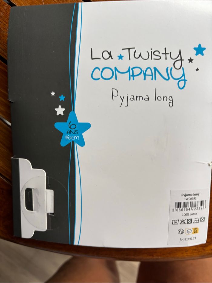 Pyjama long fille 6 ans La twisty compagny - photo numéro 2