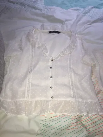 Chemisier blanc Zara taille XS
