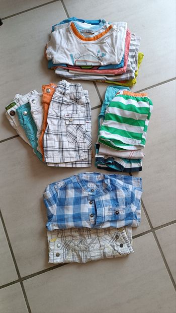 Lot  garçon été 12 mois