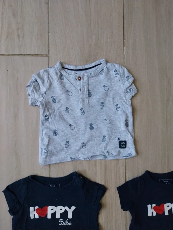 Lot t-shirt manche courte - photo numéro 2