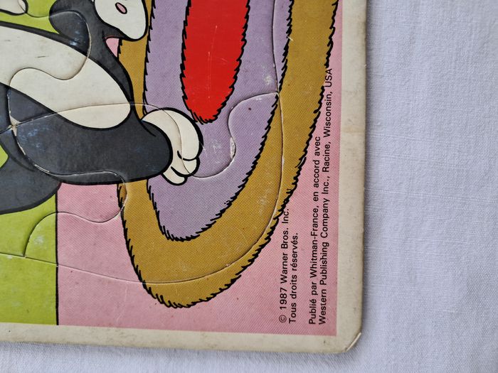Baby puzzle whitman Titi et grosminet 1987 Warner Bros vintage - photo numéro 3