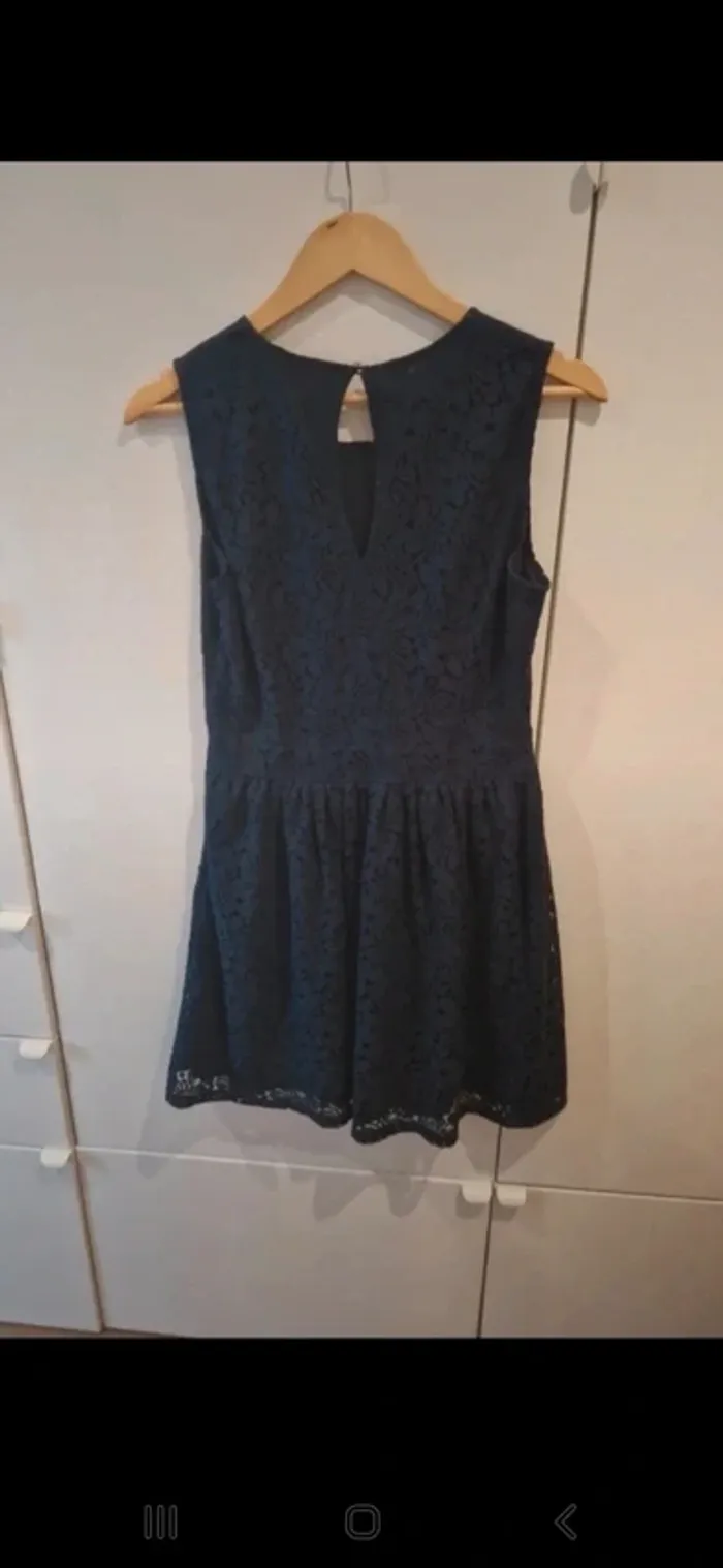 Robe etam bleu marine taille 40 tres bon etat - photo numéro 6