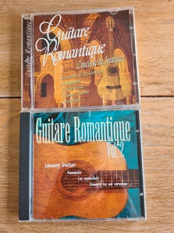 Lot 2 cd musique Guitare Romantique