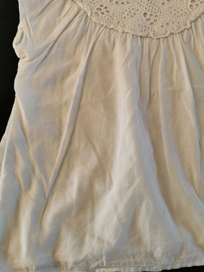 Blouse blanche sans manches 8 ans Tape à l'œil - photo numéro 5