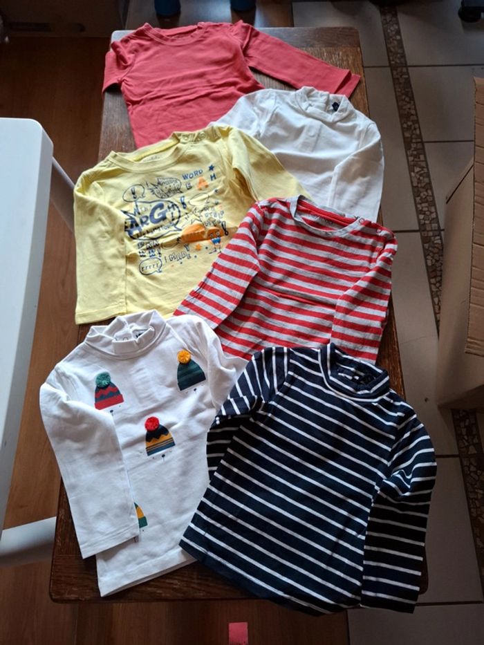 Lot t-shirt 18 mois