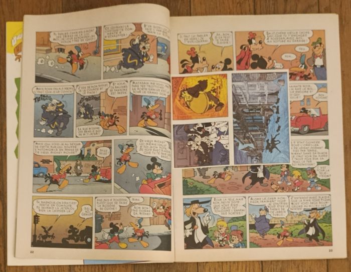 Ancien journal de Mickey avec 8 vignettes les 101 dalmatiens N°2234 de 1995 vintage - photo numéro 2