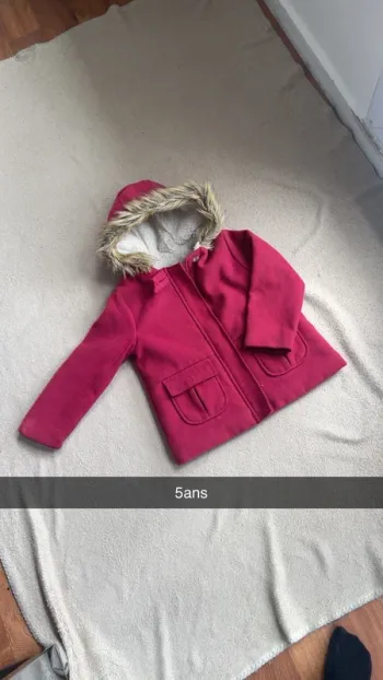 Manteau 5ans fille