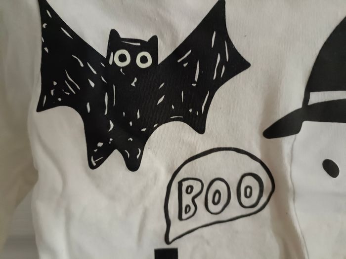 Tee-shirt manches longues bébé Halloween - photo numéro 5