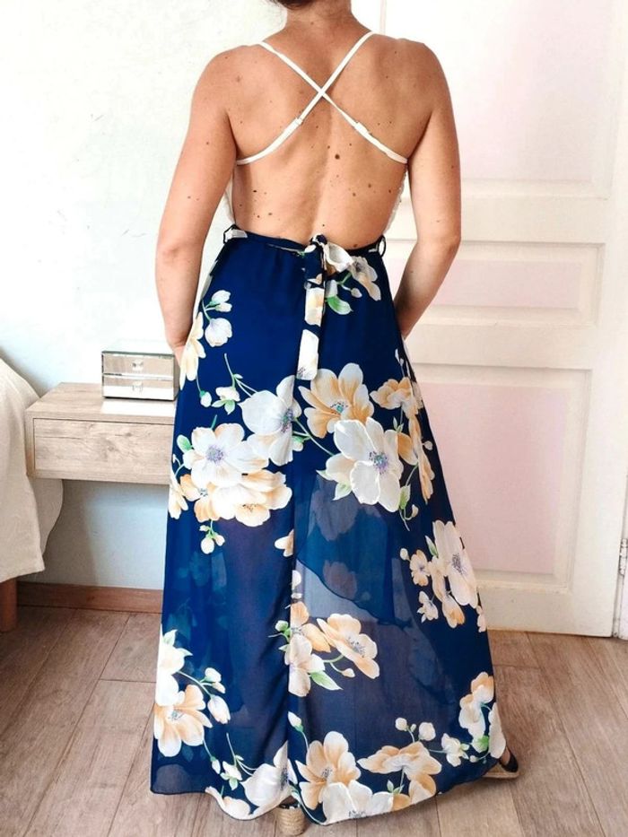 Robe longue asymétrique - S =  XS - Parfait État - photo numéro 2